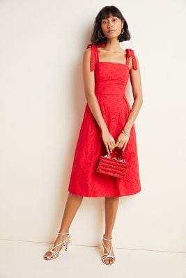 Kari Eyelet Midi Dress