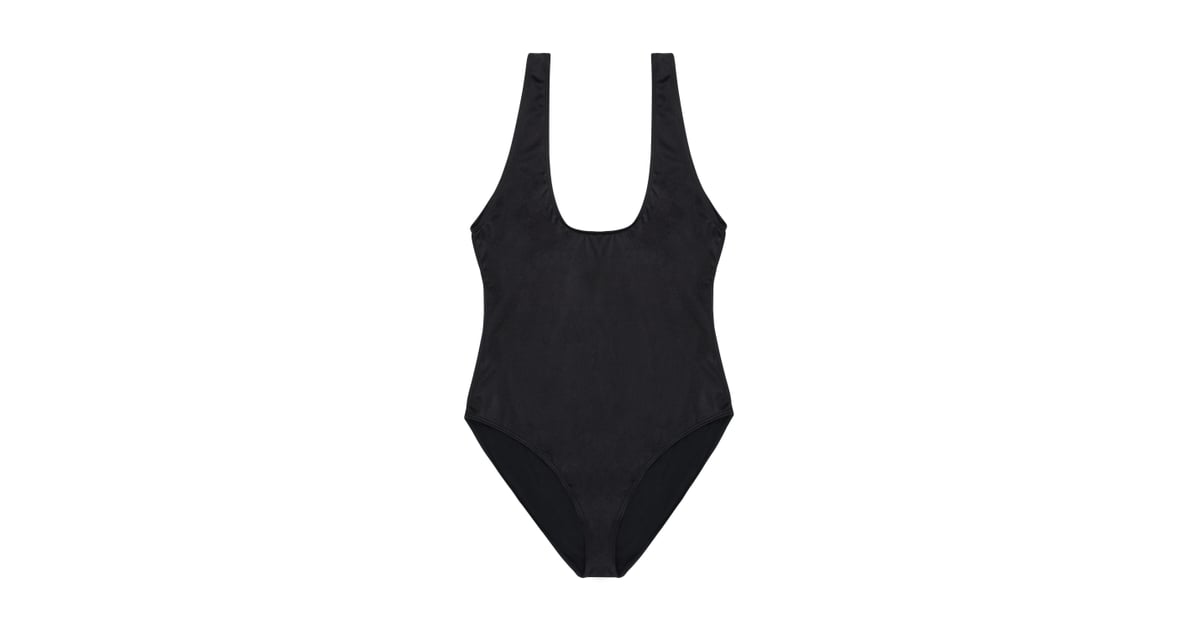 Hunter McGrady Plus Size/Curve Black High Leg Low Cut Swimsuit | Hunter ...