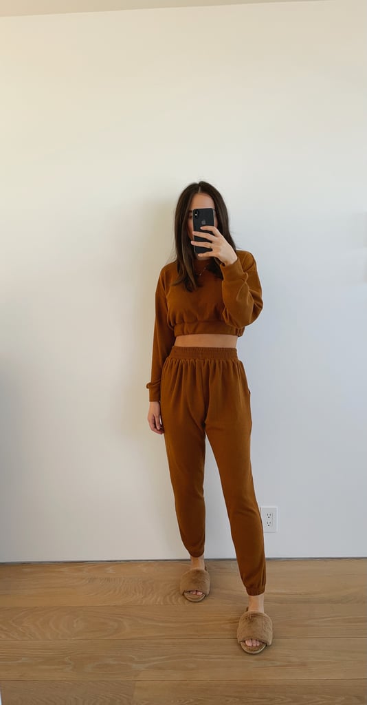 Stylish Brown Sweat Set