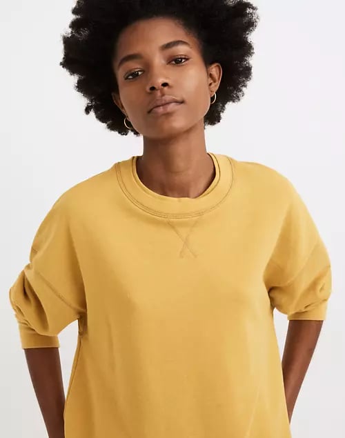 Madewell Double-Crewneck Sweatshirt