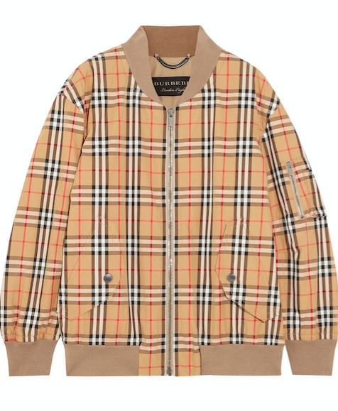 Burberry Plaid Jacket