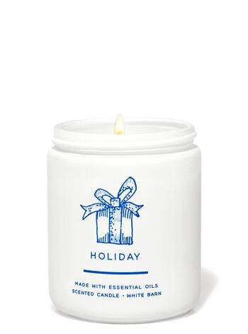 Bath & Body Works Holiday Single Wick Candle