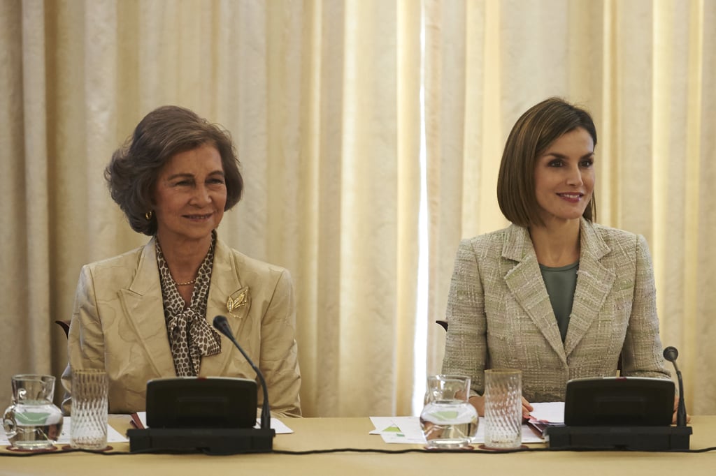 Queen Letizia and Queen Sofia of Spain Wear Matching Outfits
