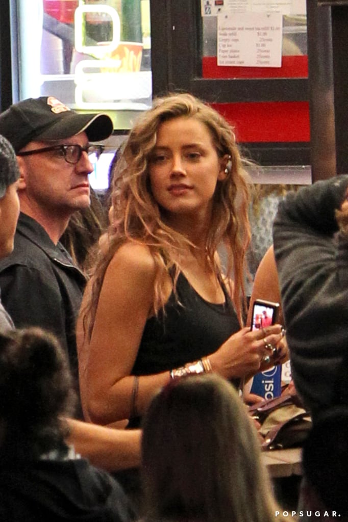 Amber Heard was spotted, with a Steven Soderbergh bonus!