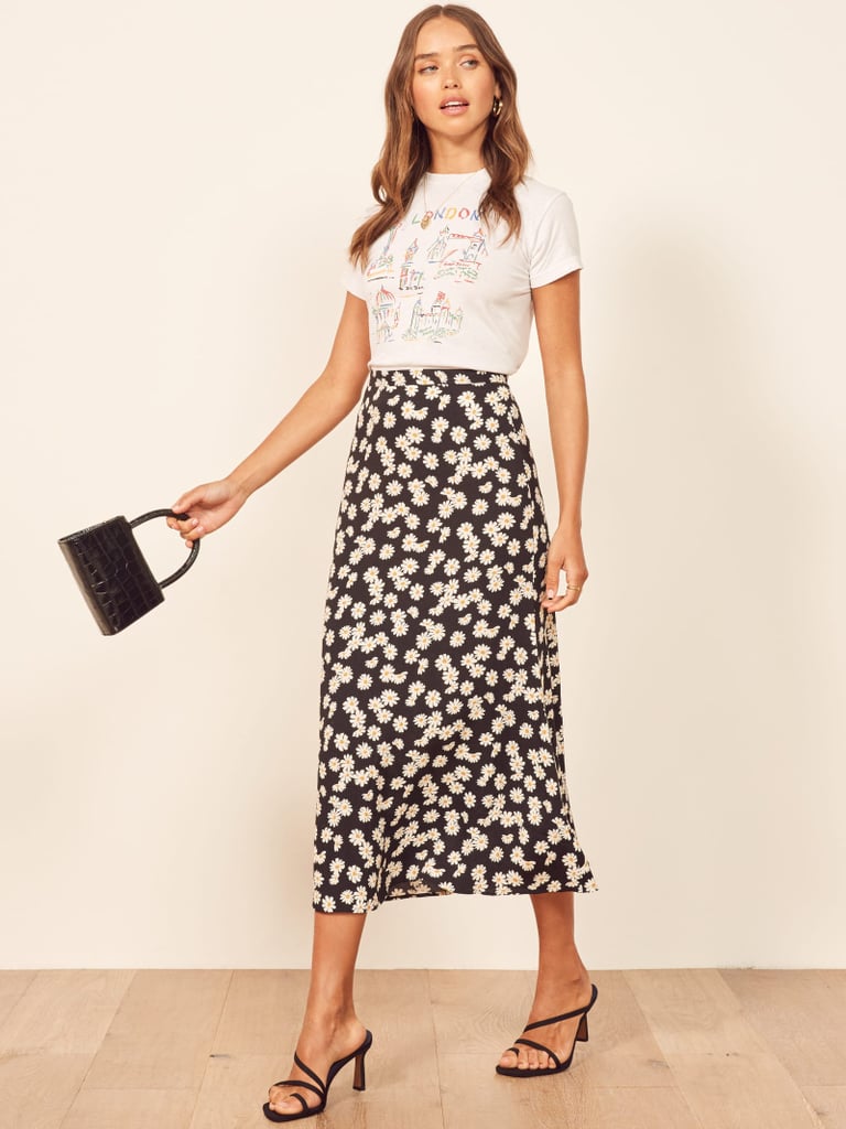 Reformation Bea Skirt in Daisy Chain