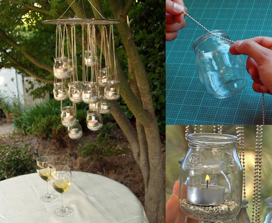Upcycle Your Baby Food Jars Into a Glass Chandelier