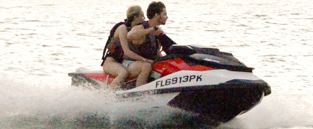 Miley Cyrus and Patrick Schwarzenegger Jet-Skiing Pictures