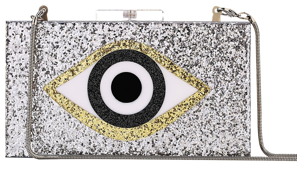 Longcharm Sequin Silver Clutch Party Clutches on Amazon POPSUGAR