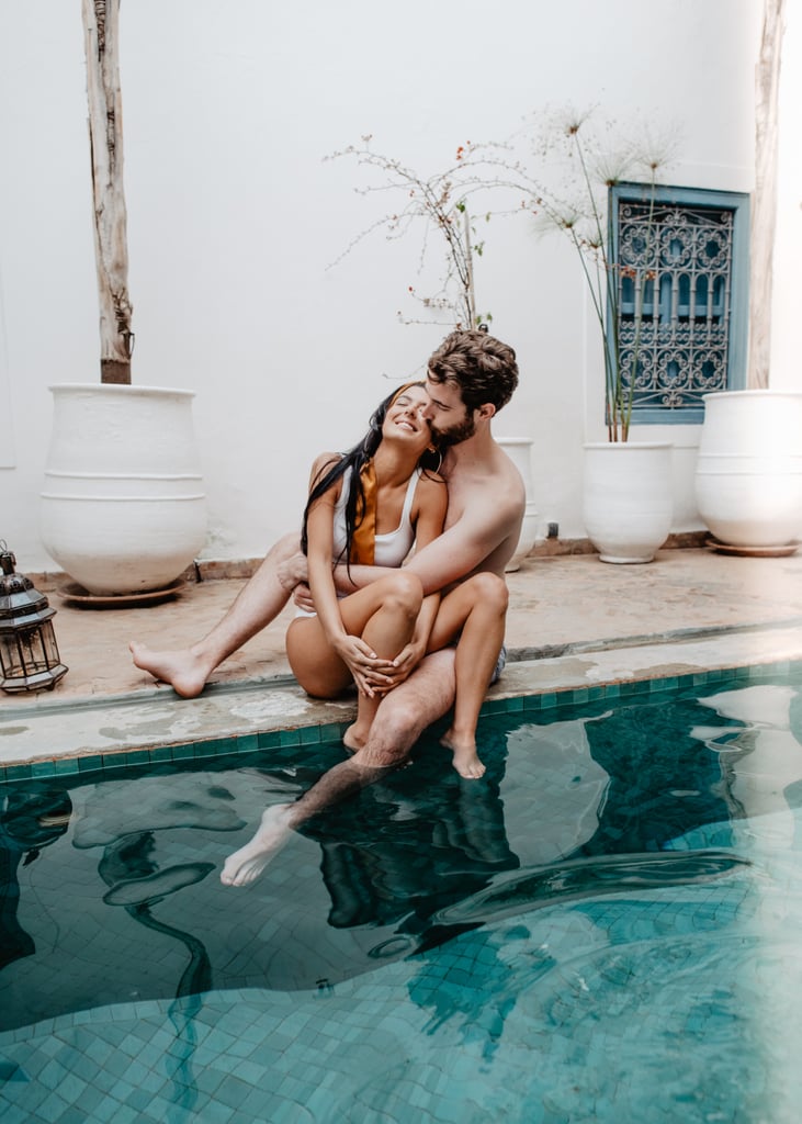 Sexy Moroccan Pool Couples Photo Shoot