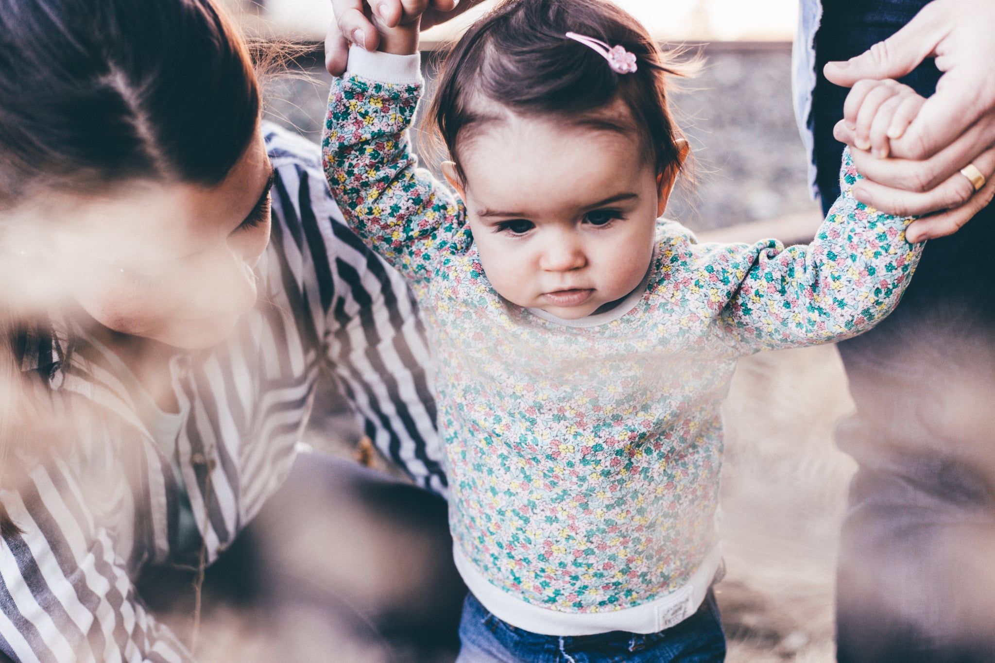 baby girl walking age