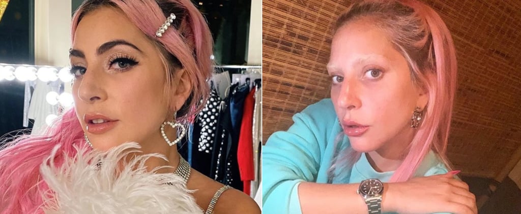 Lady Gaga’s Selfie With No Makeup and Pink Hair 2020