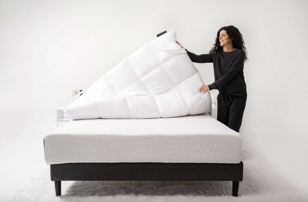 Moon Pod Cloud Cover Mattress Topper ($329, originally $439)
With an unbelievably soft and fluffy feel that's bound to elevate your sleeping routine, this mattress topper lives up to its name. The product is made from a premium memory foam and microfiber material that mirrors the lightweight feel of a zero-gravity experience. Per the brand, it helps to relieve pressure points, providing an optimal sleeping experience that's free from disruption or discomfort.
