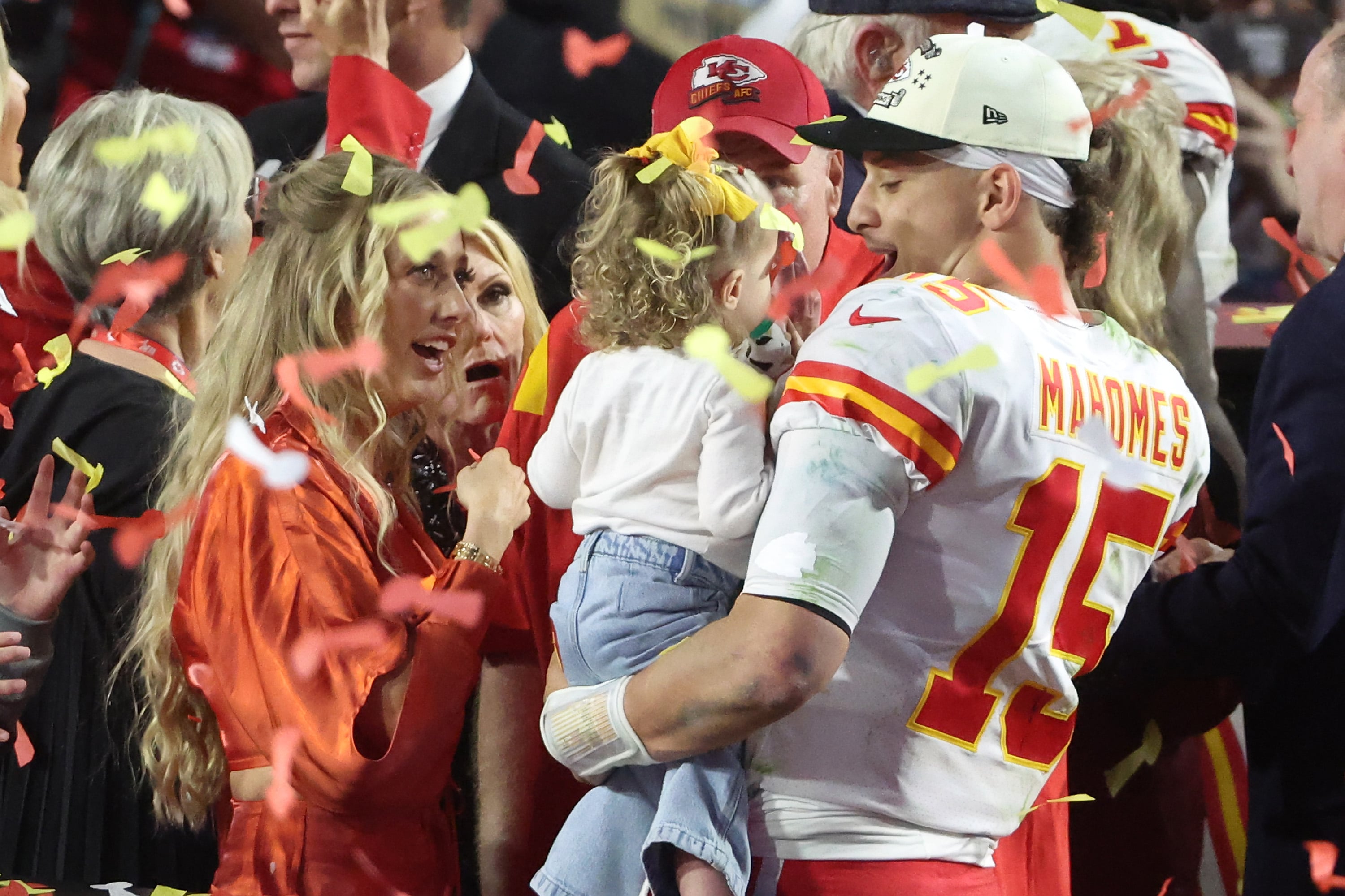 Super Bowl 2023: Patrick Mahomes' Wife Brittany Stuns In Red
