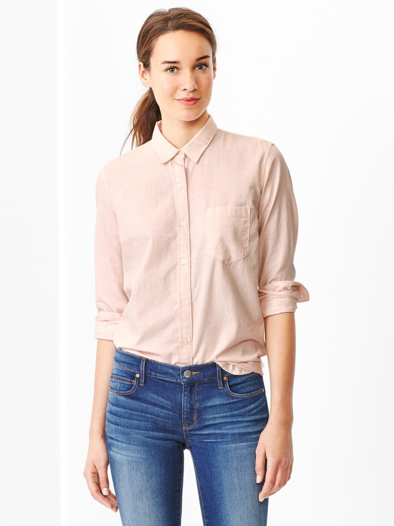 Gap Fitted Boyfriend Shirt