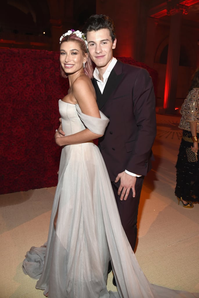 Hailey Baldwin and Shawn Mendes at the 2018 Met Gala