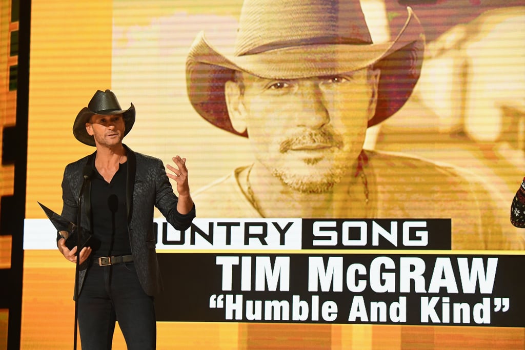 Tim McGraw and Daughter at the American Music Awards 2016