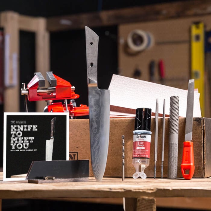 DIY Chef's Knife Making Kit From Man Crates
