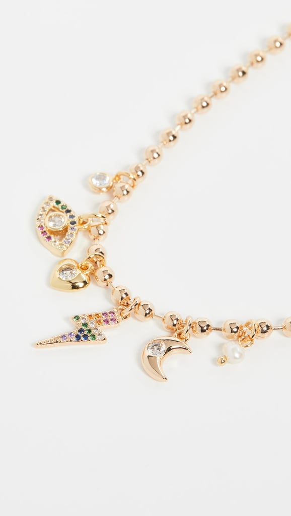 A Cute Charm Necklace: Alexa Leigh Rainbow 4MM Ball Charm Chain Necklace