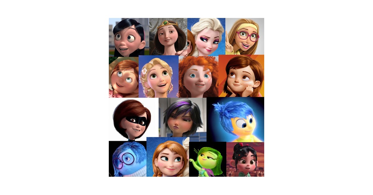 She took photos of popular characters from a lot of recent Disney Pixar