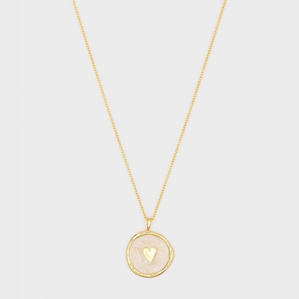 Heart Coin Necklace | This Summer Water 