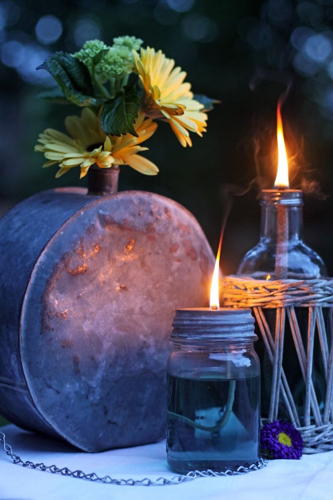 Upcycle Your Baby Food Jars Into Jar Oil Lamps