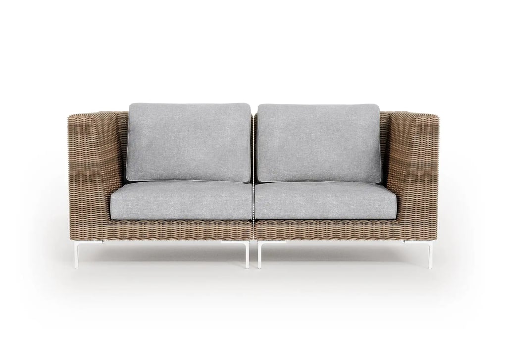 Outer Wicker Outdoor Loveseat