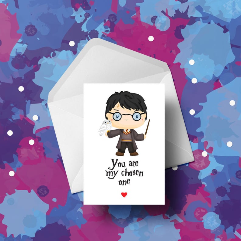 Harry Potter Funny Valentine's Anniversary Card - For Boyfriend, Husband, Wife