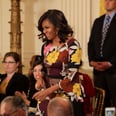 Michelle Obama Is Sending Out Very Good Vibes in This Floral Dress