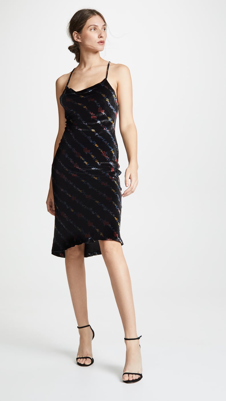 Milly Velvet Slip Dress