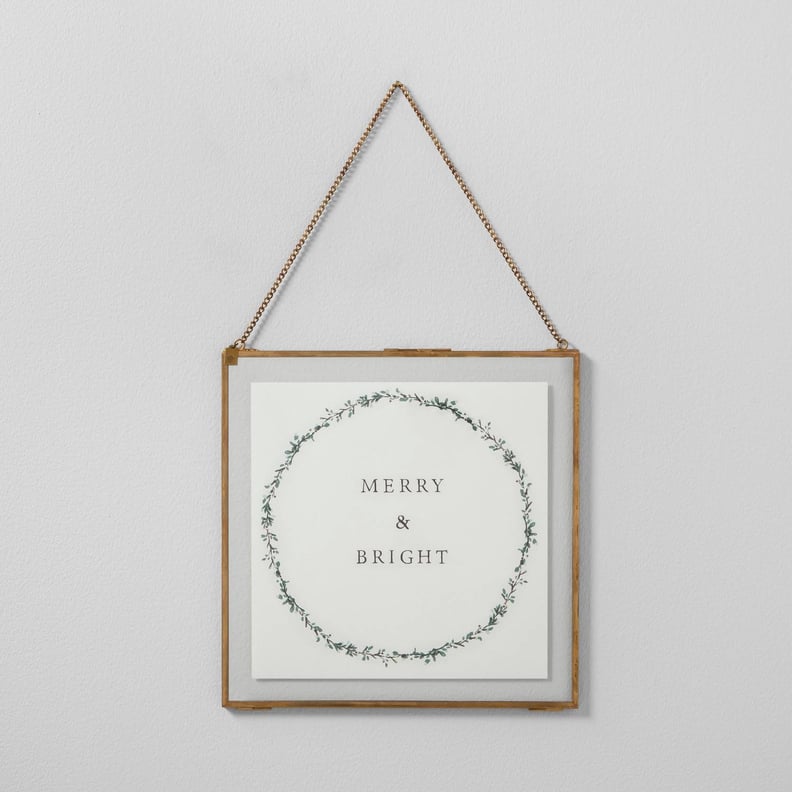 Hearth & Hand With Magnolia Merry and Bright Framed Wall Art