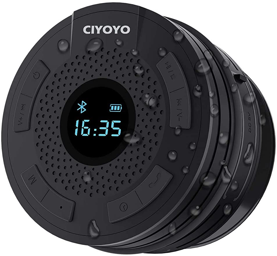 Ciyoyo Wireless Shower Speaker With Suction Cup