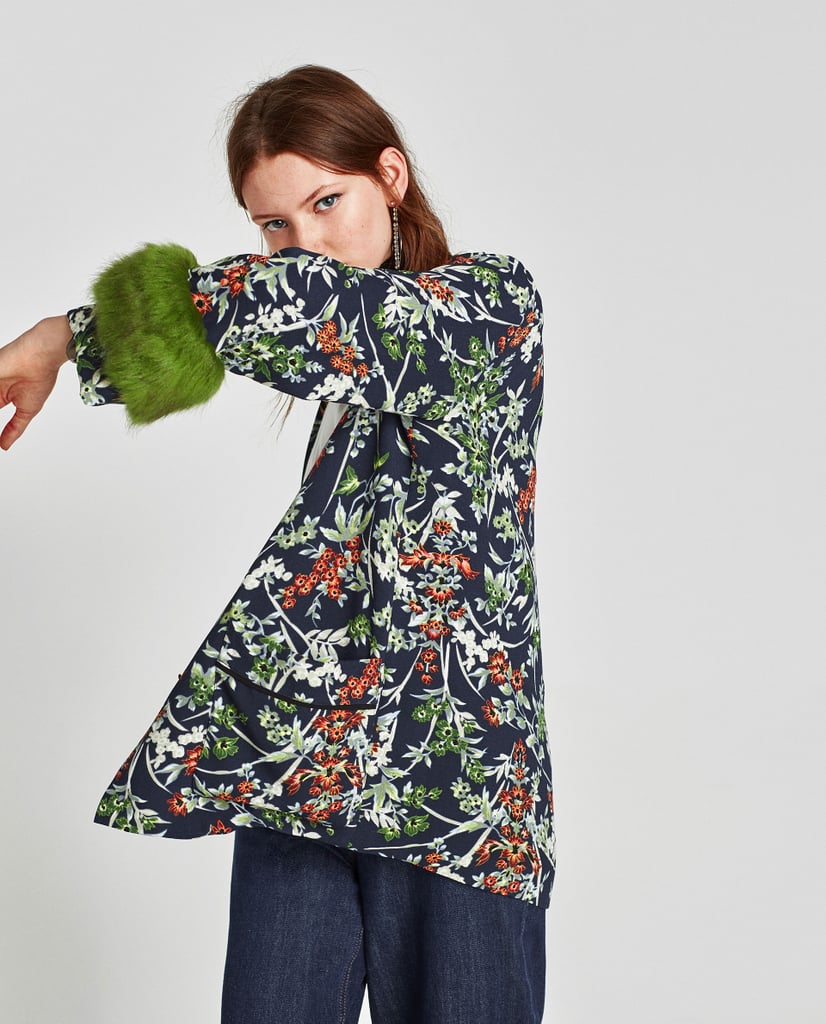 Zara Short Kimono With Cuffs
