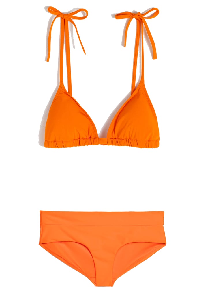 & Other Stories Tie Triangle Bikini Top and Briefs