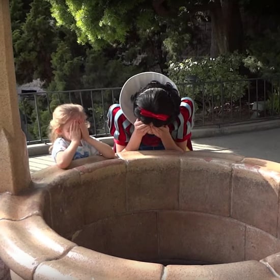 Snow White Surprises Little Girl With Marine Dad's Return