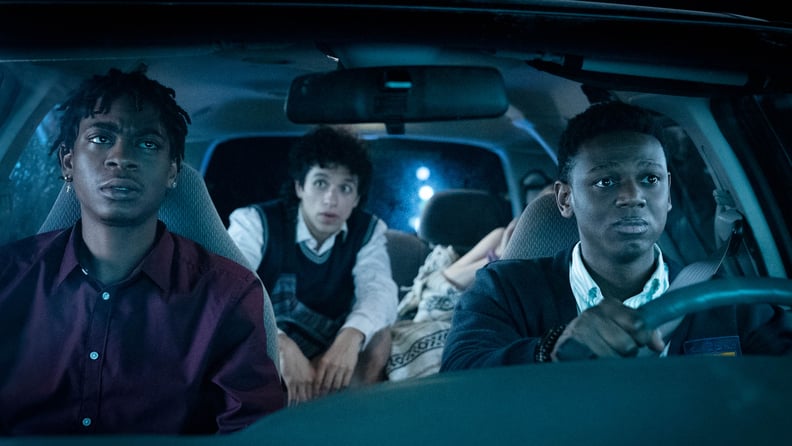 RJ Cyler, Sebastian Chacon and Donald Elise Watkins appear in <i>Emergency</i> by Carey Williams, an official selection of the U.S. Dramatic Competition at the 2022 Sundance Film Festival. Courtesy of Sundance Institute.All photos are copyrighted and may 