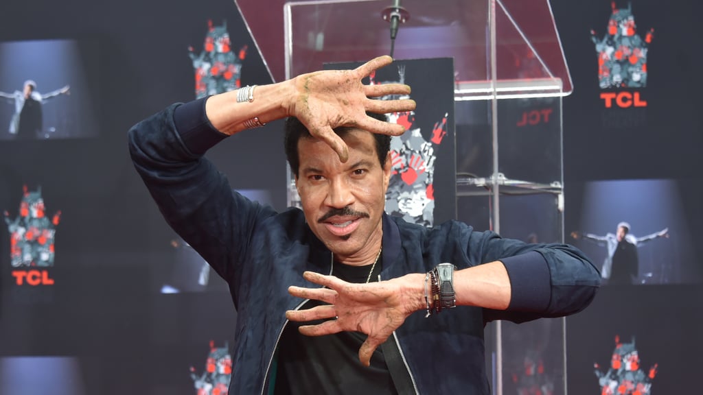 Lionel Richie and His Family at Hand and Footprint Ceremony