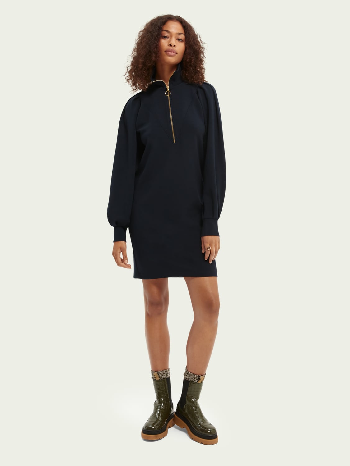 Scotch & Soda Anorak Sweater Dress