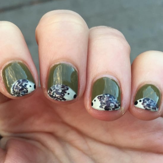 Hedgehog Nail Art Ideas