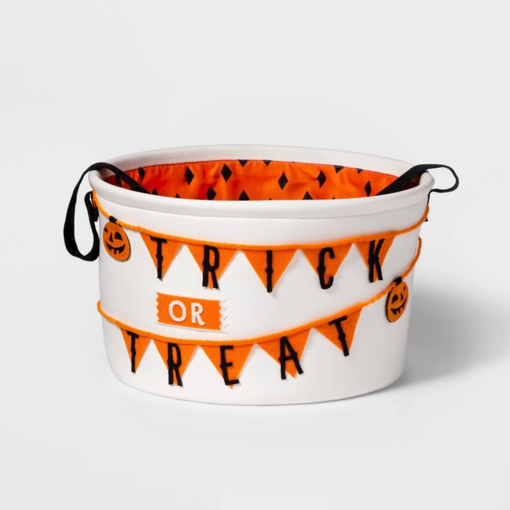 Treat or Trick Fabric Halloween Candy Basket Target