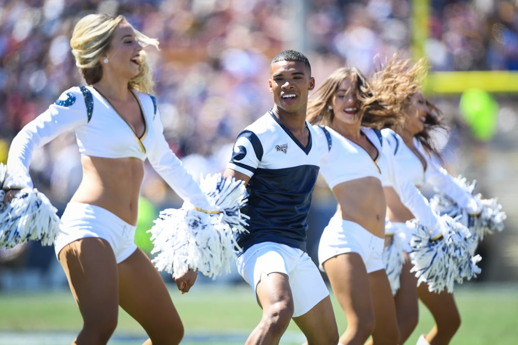 Male Cheerleaders Perform At Super Bowl For The First Time Popsugar News