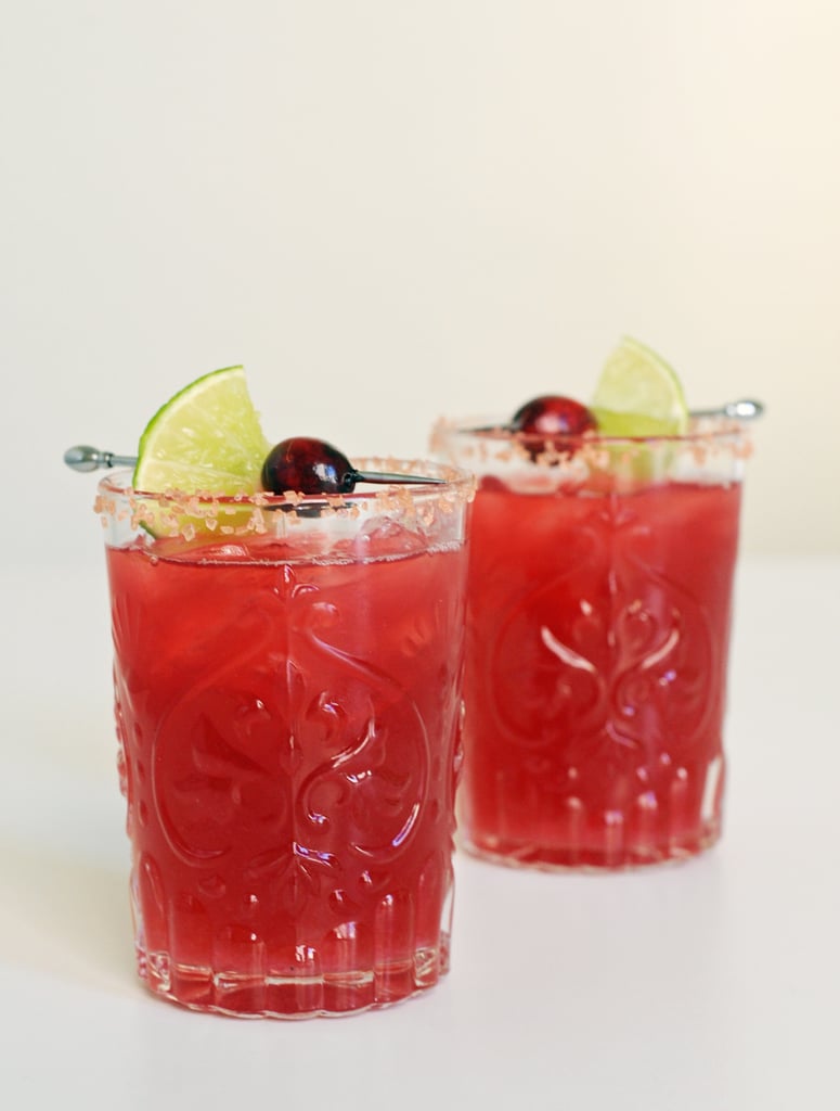 cranberry mezcal margarita