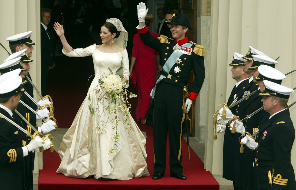 But For Her Own Nuptials, Mary Wore an Uffe Frank Gown