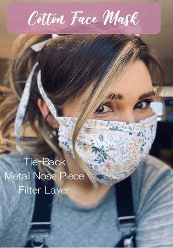 100% Cotton Reusable Face Masks