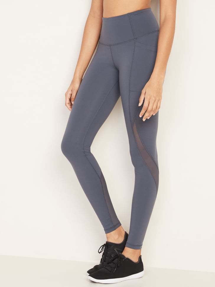 navy workout leggings