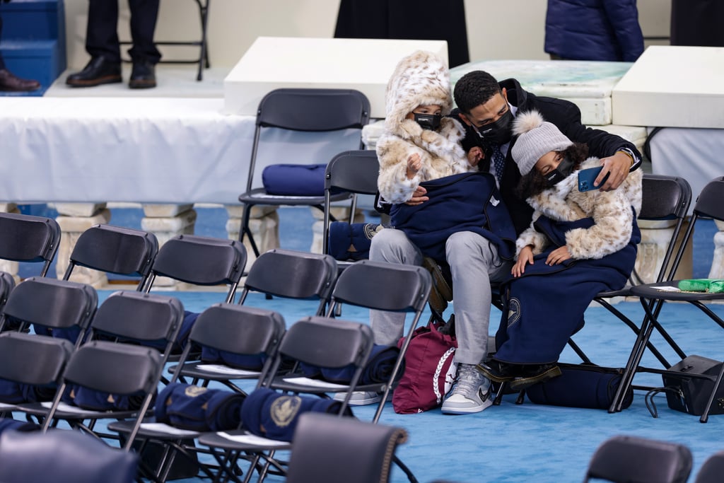 Meena Harris's Daughters Wear Leopard Coats Like Kamala's