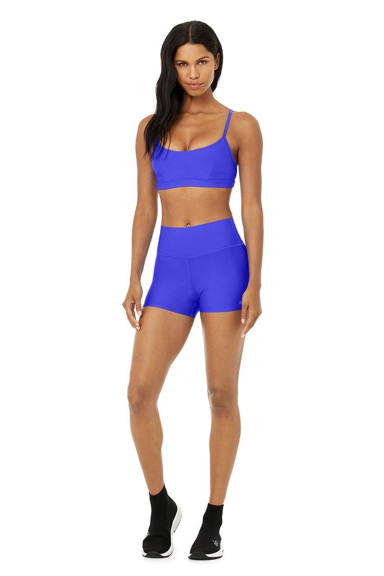 High-Waist Airlift Short in Blue Skies by Alo Yoga