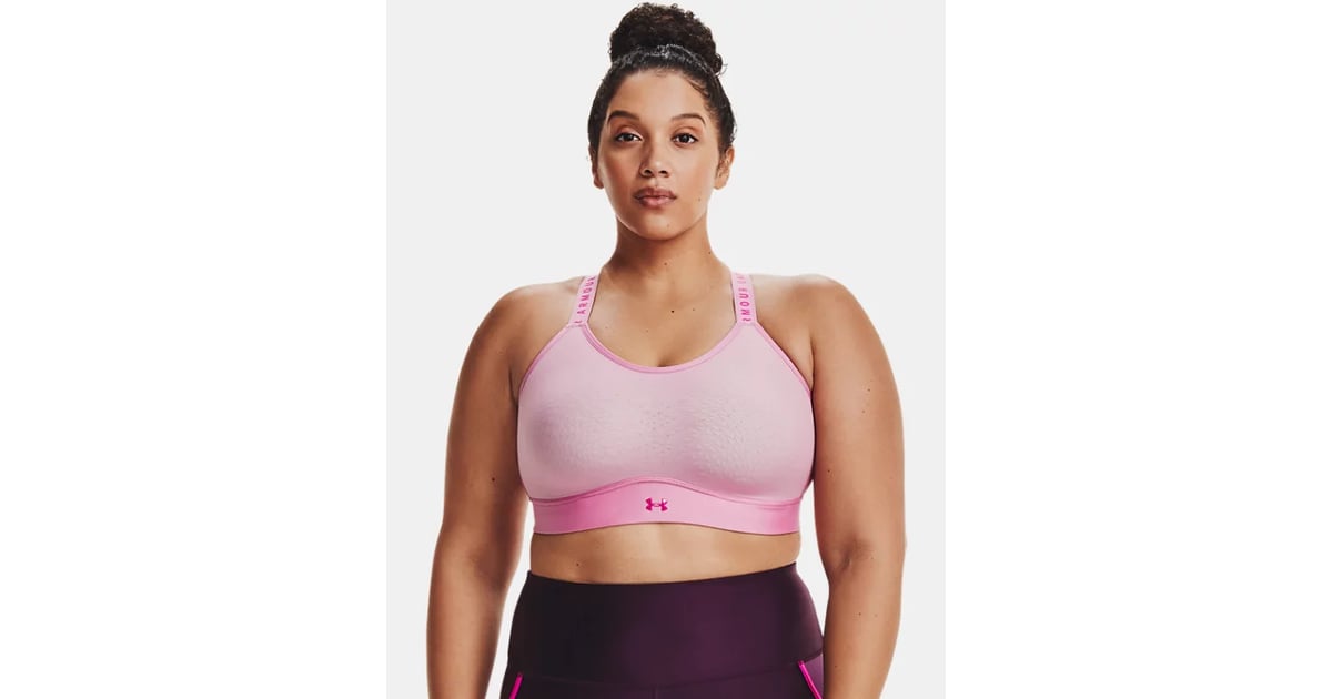 Under Armour Infinity Mid Sports Bra Best Plus Size Workout Clothes Popsugar Fitness Photo 23 
