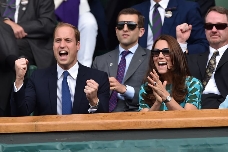 Kate and Will at Wimbledon 2014