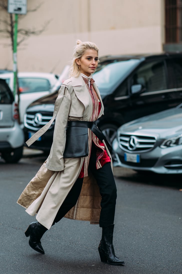 Day 3 | Street Style at Milan Fashion Week Fall 2018 | POPSUGAR Fashion ...