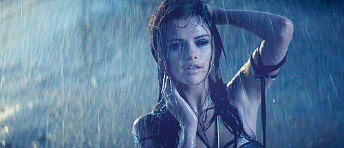 When She Gave the Camera a Sultry Look in the Rain